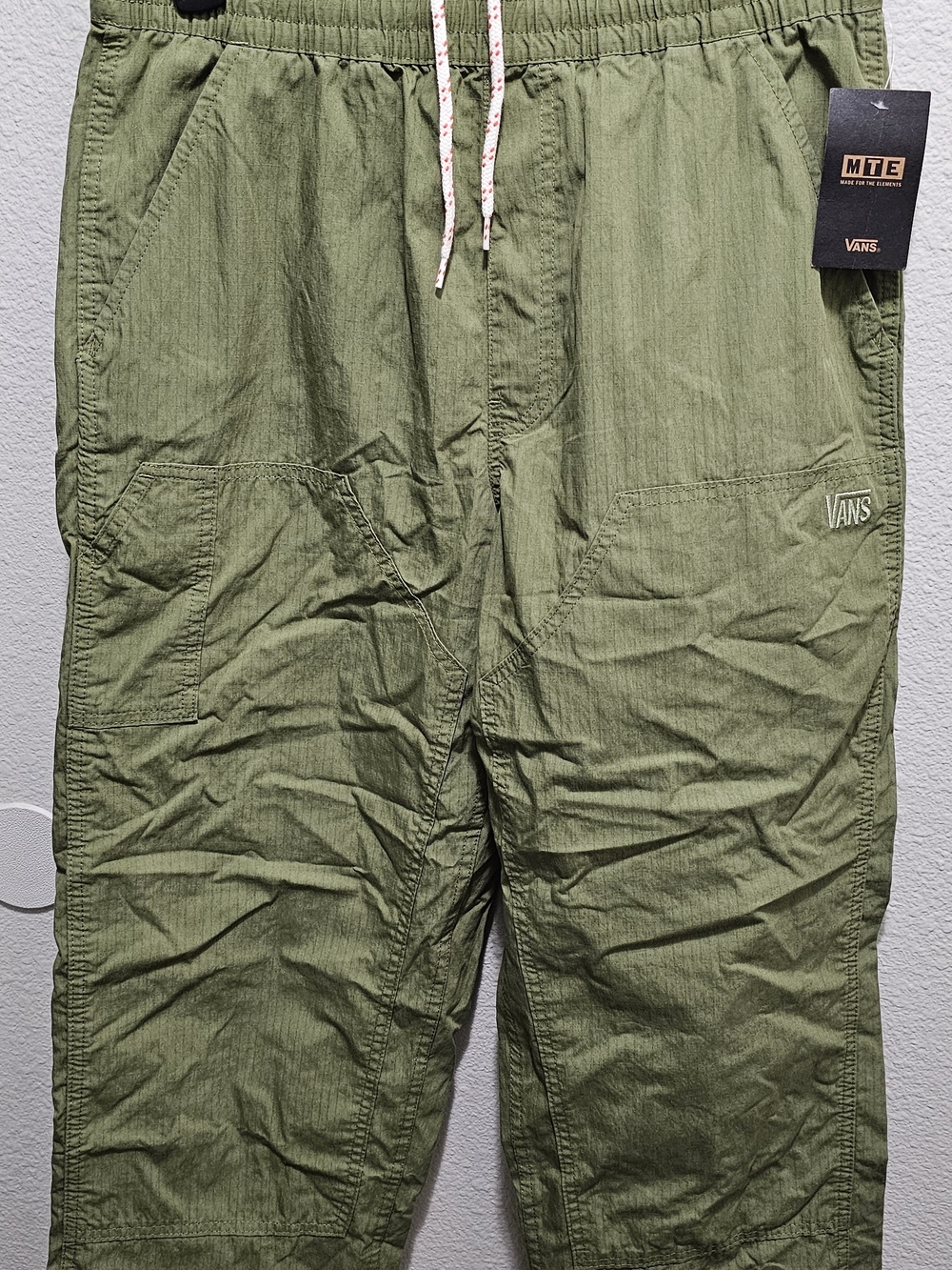 Vans Olive Green Drawstring Utility Pants